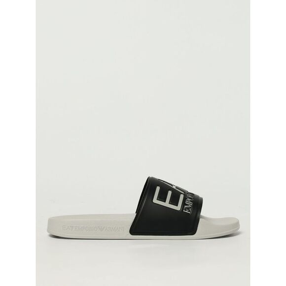 Ea7 Sandals Men Grey